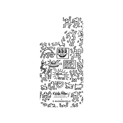 犀牛盾SolidX手機殼 - iPhone 17 - 【聯名設計款】 - Keith Haring - Line Art