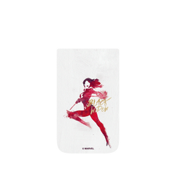 iPhone Air 犀牛盾SolidX (MagSafe 兼容)聯名設計款防摔背蓋手機殼 迪士尼-漫威 Marvel - 黑寡婦-塗鴉版