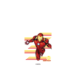 iPhone Air 犀牛盾SolidX (MagSafe 兼容)聯名設計款防摔背蓋手機殼 迪士尼-漫威 Marvel - 鋼鐵人-準備出擊