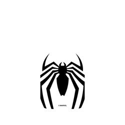 犀牛盾SolidX手機殼 - iPhone Air - 【聯名設計款】 - 迪士尼-漫威 Marvel - 蜘蛛人-黑色標誌