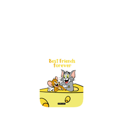 犀牛盾SolidX手機殼 - iPhone Air - 【聯名設計款】 - 湯姆貓與傑利鼠 Tom and Jerry - Best friends