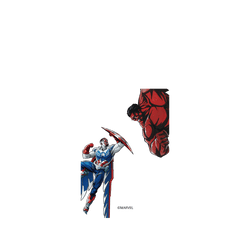 犀牛盾SolidX手機殼 - iPhone 17 Pro - 【聯名設計款】 - 迪士尼-漫威 Marvel - 漫威系列 - 美國隊長 – 翱翔天際