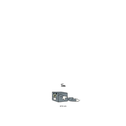 iPhone 17 Pro SolidX (MagSafe 兼容)  Tom and Jerry 貼紙系列 - 方塊湯姆貓