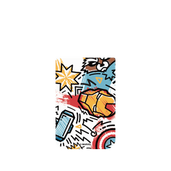 iPhone 17 Pro Max 犀牛盾SolidX (MagSafe 兼容)聯名設計款防摔背蓋手機殼 迪士尼-漫威 Marvel - 漫威英雄-復仇者聯盟-卡通風格