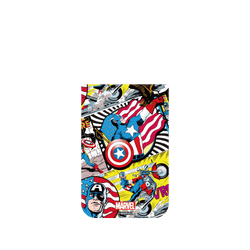 iPhone 17 Pro Max 犀牛盾SolidX (MagSafe 兼容)聯名設計款防摔背蓋手機殼 迪士尼-漫威 Marvel - 美國隊長-漫畫風格