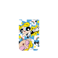 iPhone 17 Pro Max 犀牛盾SolidX (MagSafe 兼容)聯名設計款防摔背蓋手機殼 The Powerpuff Girls - 泡泡 - 可愛格紋款