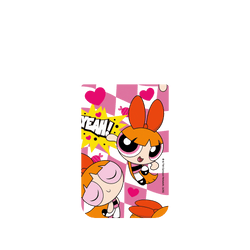 iPhone 17 Pro Max 犀牛盾SolidX (MagSafe 兼容)聯名設計款防摔背蓋手機殼 The Powerpuff Girls - 花花 - 可愛格紋款