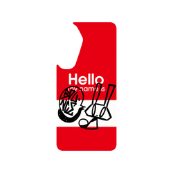 犀牛盾SolidX (MagSafe 兼容)手機殼 - Samsung Galaxy S25 FE - 【聯名設計款】 - BOUNCE - HELLO MY NAME IS BOUNCE