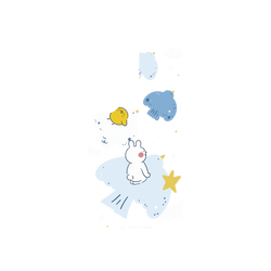Pixel 10a SolidX (MagSafe 兼容)  懶散兔與啾先生 Fly Freely