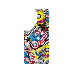 犀牛盾SolidX手機殼 - Google Pixel 10a - 【聯名設計款】 - 迪士尼-漫威 Marvel - 美國隊長-漫畫風格