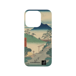 iPhone 14 Pro 犀牛盾SolidSuit (MagSafe 兼容)聯名設計款防摔背蓋手機殼 梵谷博物館 - 浮世繪系列東海道五十三次名所圖會 - 歌川廣重