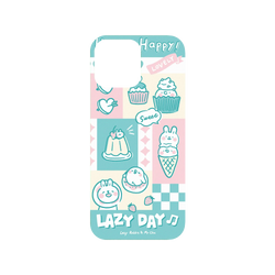 iPhone 16 Pro Max Mod NX Backplate  懶散兔與啾先生 粉嫩夏日