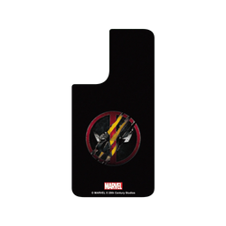 犀牛盾SolidSuit手機殼 - Samsung Galaxy S21 FE - 【聯名設計款】 - 迪士尼-漫威 Marvel - 死侍與金鋼狼-Logo