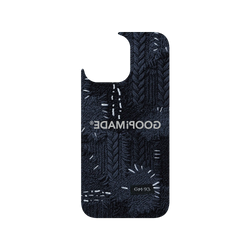 iPhone 16 Pro Max Clear Case（相機按鈕） Goopi BORO款藍色_黑色殼