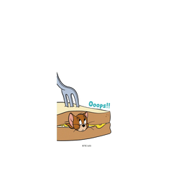 Samsung Galaxy S26 Ultra 犀牛盾AirX聯名設計款防摔背蓋手機殼 湯姆貓與傑利鼠 Tom and Jerry - 傑利鼠夾心三明治