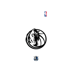 iPhone XS Max Mod NX  NBA B&W-達拉斯獨行俠 Dallas Mavericks B&W