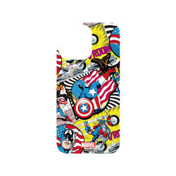 犀牛盾Clear 防摔背蓋手機殼 - iPhone 14 Pro Max - 【聯名設計款】 - 迪士尼-漫威 Marvel - 美國隊長-漫畫風格