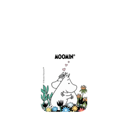 犀牛盾Clear (MagSafe 兼容)防摔背蓋手機殼 - iPhone 14 Plus - 【聯名設計款】 - Moomin - Moomin＆歌妮-擁抱