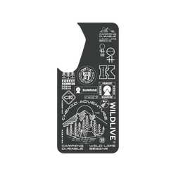 Galaxy S25 Clear Case (MagSafe 兼容)  KID KID野人2023 視覺合集