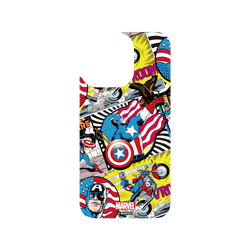 犀牛盾Clear Case防摔背蓋手機殼 - iPhone 13 Pro - 【聯名設計款】 - 迪士尼-漫威 Marvel - 美國隊長-漫畫風格