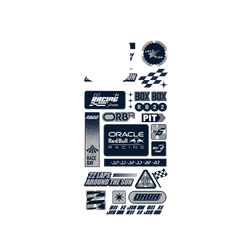 iPhone 16 Pro Max Clear (MagSafe 兼容 & 相機按鈕)  Oracle Red Bull Racing Racing Icons
