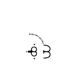 犀牛盾Clear 防摔背蓋手機殼 - iPhone 17e - 【聯名設計款】 - Ugly Rabbit 醜白兔 - 表情經典款