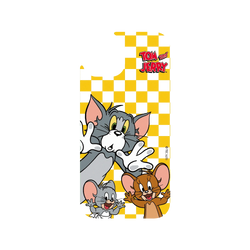 iPhone 15 Clear Case (MagSafe 兼容)  Tom and Jerry 大臉貼窗