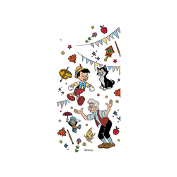 犀牛盾Clear 防摔背蓋手機殼 - iPhone 16e - 【聯名設計款】 - 迪士尼-經典系列 Disney Classics - 木偶奇遇記 - 角色集合