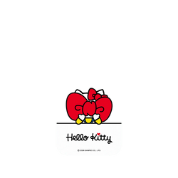 iPhone 13 Pro Clear Case (MagSafe 兼容)  Hello Kitty 遮臉系列-大大蝴蝶結