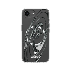 犀牛盾Clear (MagSafe 兼容)防摔背蓋手機殼 - iPhone 16e - 【聯名設計款】 - WISDOM - RIPPLE
