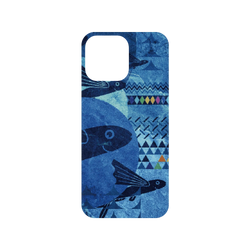 犀牛盾Mod NX手機殼 - iPhone 15 Pro Max - 【聯名設計款】 - 花生騷 WasangShow - 虹彩飛魚群