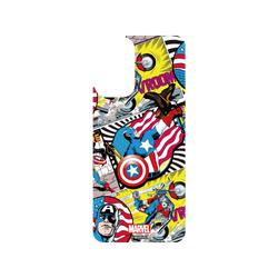 犀牛盾SolidSuit手機殼 - Samsung Galaxy A13 (4G) - 【聯名設計款】 - 迪士尼-漫威 Marvel - 美國隊長-漫畫風格
