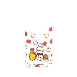犀牛盾NX系列背板 - iPhone 15 Plus - 【聯名設計款】 - 懶散兔與啾先生 Lazy Rabbit and Mr.Chu - 蘋果