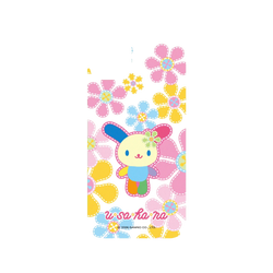 iPhone 14 Plus Clear Case (MagSafe 兼容)  花小兔 刺繡花朵