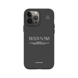 iPhone 13 Pro Max 犀牛盾SolidSuit (MagSafe 兼容)聯名設計款防摔背蓋手機殼 WISDOM - WISESILVER