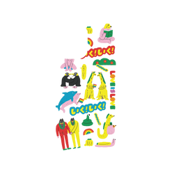 iPhone 16 Clear (相機按鈕)  小高潮色計事務所 LOVE is LOVE