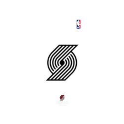 iPhone 16 Pro Clear Case（相機按鈕）  NBA B&W-波特蘭拓荒者 Portland Trail Blazers B&W - Light