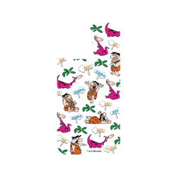 犀牛盾Clear (MagSafe 兼容)防摔背蓋手機殼 - iPhone 15 Pro Max - 【聯名設計款】 - 摩登原始人 The Flintstones - 摩登原始人 - The Best Friends