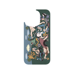 iPhone 15 Pro Clear Case (MagSafe 兼容) Incrediville 怪奇事物所 公園裡的格爾尼卡