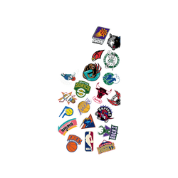 Galaxy S25 Ultra Clear Case (MagSafe 兼容)  NBA Hardwood classics Logos