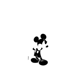 犀牛盾SolidSuit手機殼 - Xiaomi 13T - 【聯名設計款】 - 迪士尼-米奇 Mickey - 黑標款-米奇只有黑色