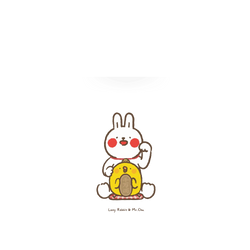 Pixel 8 SolidSuit (MagSafe 兼容)  懶散兔與啾先生 招財