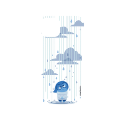 犀牛盾Mod NX手機殼 - iPhone 13 - 【聯名設計款】 - 迪士尼-皮克斯 PIXAR - 腦筋急轉彎 - 憂憂