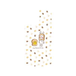 iPhone 16 Pro Max Clear Case（相機按鈕）  懶散兔與啾先生 麵包