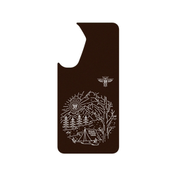 Galaxy A56 Clear Case (MagSafe 兼容)  KID 戶外野營森林村