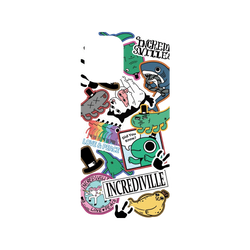 犀牛盾Mod NX手機殼 - iPhone 16 - 【聯名設計款】 - 怪奇事物所 Incrediville - 怪奇貼紙簿