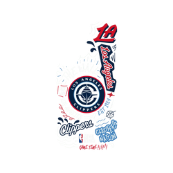 Galaxy A56 Clear Case (MagSafe 兼容)  NBA 塗鴉系列-洛杉磯快艇 Los Angeles Clippers - Graffiti