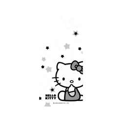 iPhone 16 Plus Clear Case（相機按鈕）  Hello Kitty 簡約系列-星光閃爍