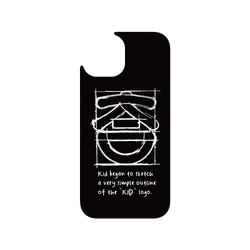 iPhone 15 Clear Case (MagSafe 兼容)  KID KID笑臉-草稿素描款