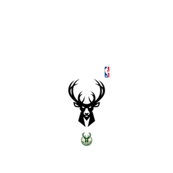 Galaxy S26+ Clear Case (MagSafe 兼容)  NBA B&W-密爾瓦基公鹿 Milwaukee Bucks B&W